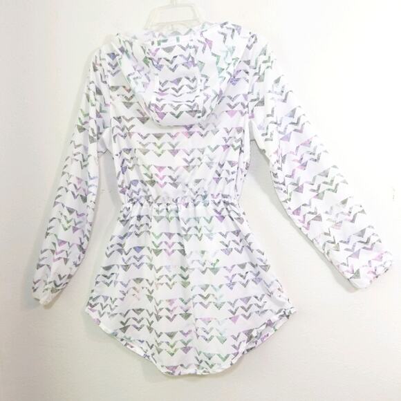 Champion colorful cinch waist hooded windbreaker - Picture 8 of 13